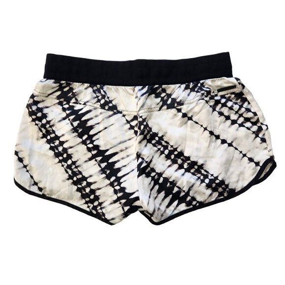 Blanc Noir Venice‎ Silk Shorts Womens M Tie Dye Lounging Lightweight Pull On - Picture 4 of 9
